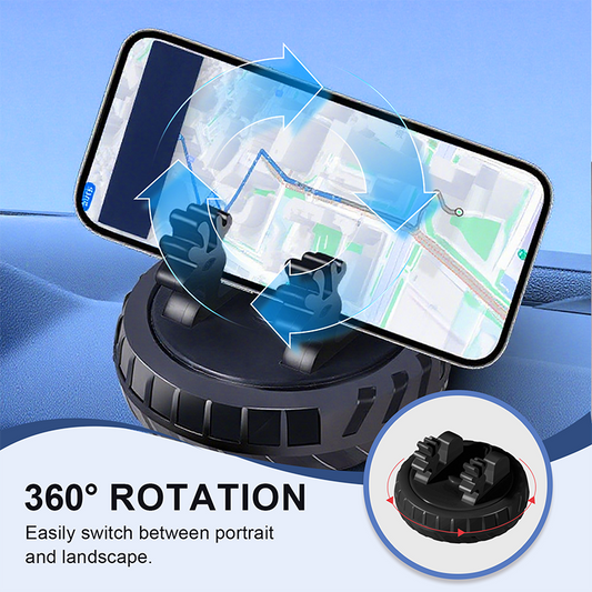 360° Rotatable Compact Car Phone Mount