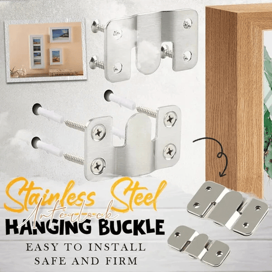 (š„ Hot Sale-49%š„ )Stainless Steel Interlock Hanging Buckleš