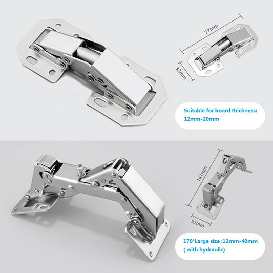 🔥Hot Sale 50% off🔥 Easy installation of bridge-shaped door hinges  -Cabinet hinges