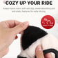 Universal Non-slip Soft Cute Cat Ears Plush Steering Wheel Cover