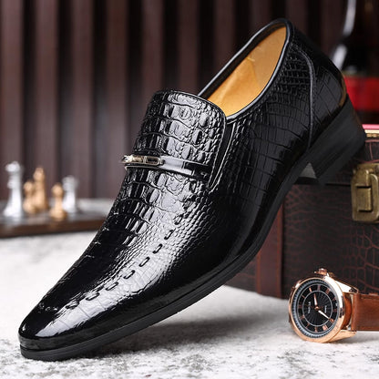 Timeless Elegance: Premium Crocodile Leather Shoes for Men