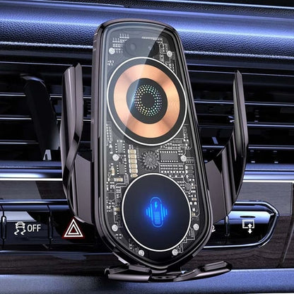 Smart Wireless Charging Car Mount Sci-Fi Style Cell Phone Holder (🔥Buy 2 Get Free Shipping!)