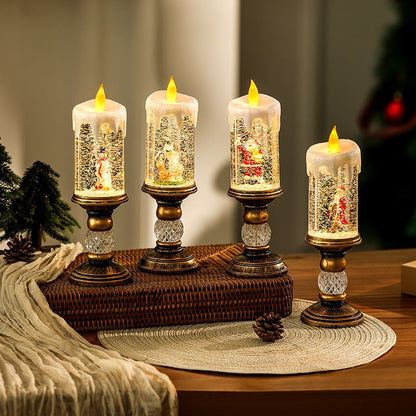 🎁Hot Promotion 48% Off🎅Christmas Candle Night Light🕯️