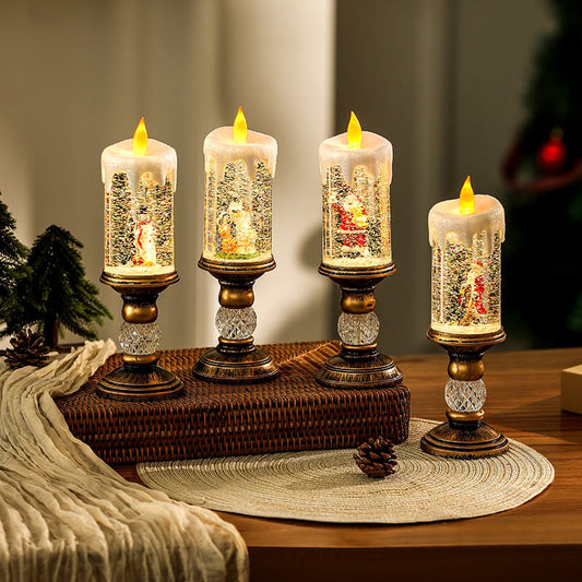 🎁Hot Promotion 48% Off🎅Christmas Candle Night Light🕯️