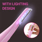 Precision Manual Eyebrow Trimmer with Light