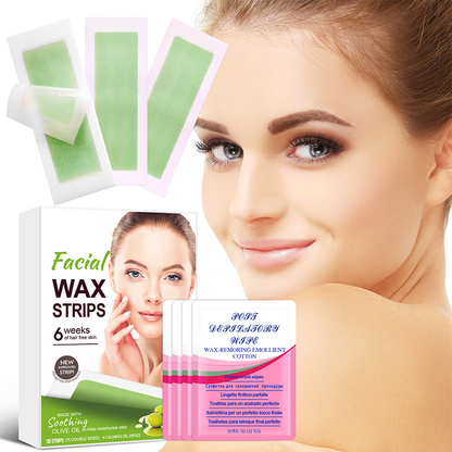 ⚡2026 Hot Sale 50% OFF 🔥 Body / Face Hair Removal Wax Strips