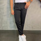 👖 Men's Slim Casual Pants – Adjustable Waist, Pockets for All