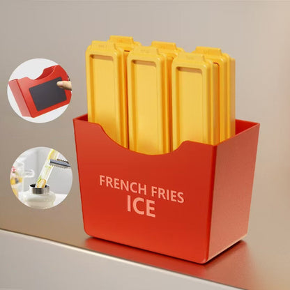 Fun Fries Shape Food-Grade DIY Ice Cube Set