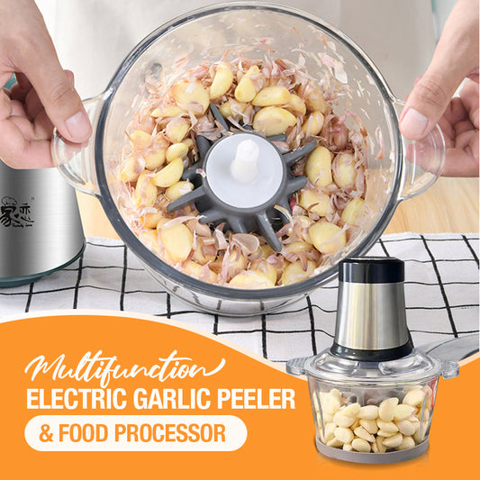 ⚡Limited Time 45% OFF + ✈️ Free Shipping – Multifunction Electric Garlic Peeler & Food Processor