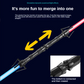 2025 New Cyberpunk Laser Sword，Sound effects, scalable, seven colors，cosplay props