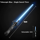 2025 New Cyberpunk Laser Sword，Sound effects, scalable, seven colors，cosplay props