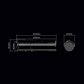 Rechargeable & Magnetic Mini Keychain Flashlight