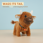Realistic Electric Plush Cow with Sound