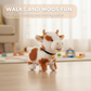 Realistic Electric Plush Cow with Sound