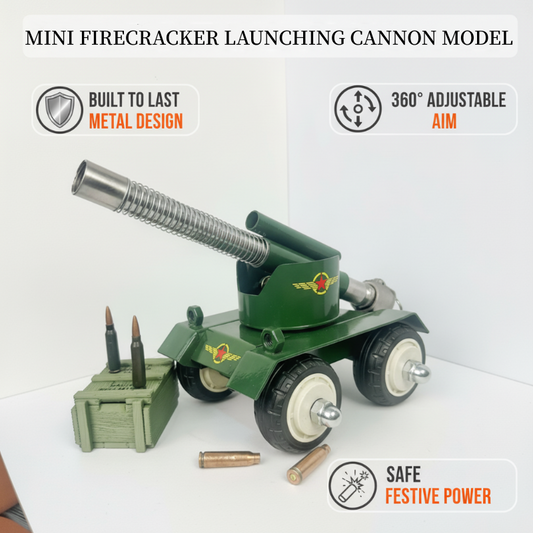 Mini Firecracker Launching Cannon Model