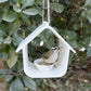 Modern House-Shaped Hanging Bird Feeder