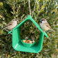 Modern House-Shaped Hanging Bird Feeder