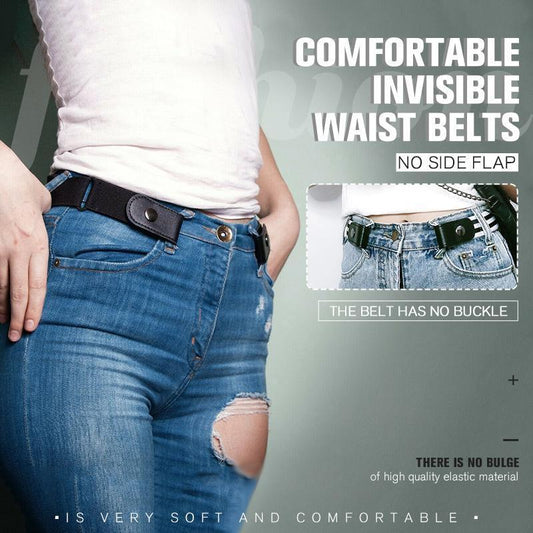 🔥Buy 1 Free 2🔥Buckle-free Invisible Elastic Waist Belts