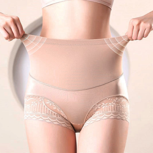 Silky High Waist Shaping Boxer Briefs